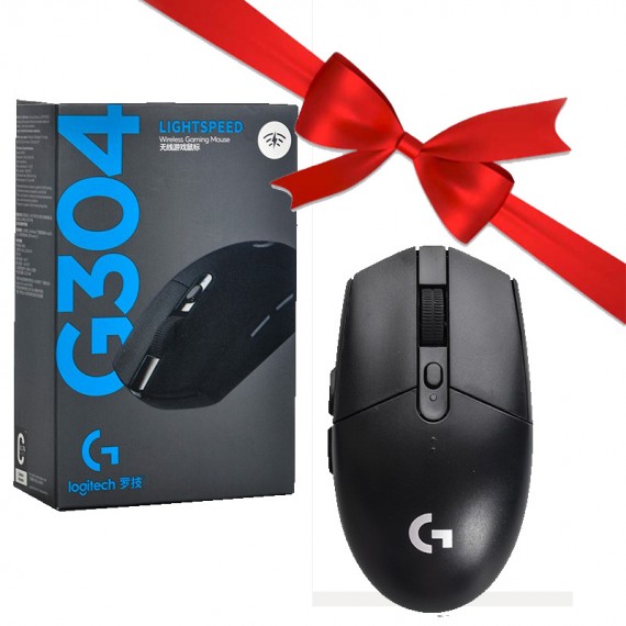 بسته 1+10 موس گیم بی سیم لاجیتک (Logitech) مدل High copy G304 (یک عدد هدیه)