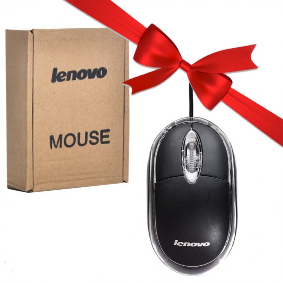 بسته 1+10 موس سیم دار لنوو (Lenovo) (یک عدد هدیه)