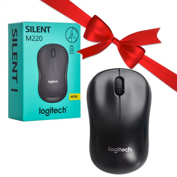 بسته 1+10 موس بی سیم لاجیتک سایلنت (Logitech) مدل High copy M220 (یک عدد هدیه)