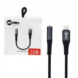 کابل تبدیل لایتنینگ به جک 3.5 میلی متر (Lightning To Aux) میلر (Miller) مدل MJ-404