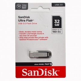 فلش سن دیسک (SanDisk) مدل 32GB Ultra Flair CZ73 USB3.0 گارانتی حافظه طلایی تهران