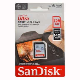 رم دوربین (SDXC) سن دیسک (SanDisk) مدل 128GB Ultra 140MB/S گارانتی حافظه طلایی تهران