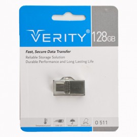 فلش وریتی (VERITY) مدل 128GB O511 Type-C گارانتی آسان سرویس