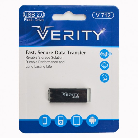 فلش وریتی (VERITY) مدل 64GB V712 گارانتی آسان سرویس