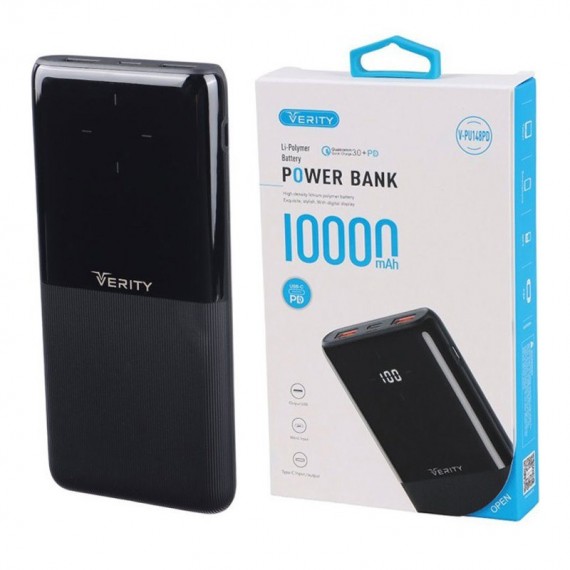 پاوربانک وریتی (VERITY) مدل V-PU148-PD ظرفیت 10000mAh