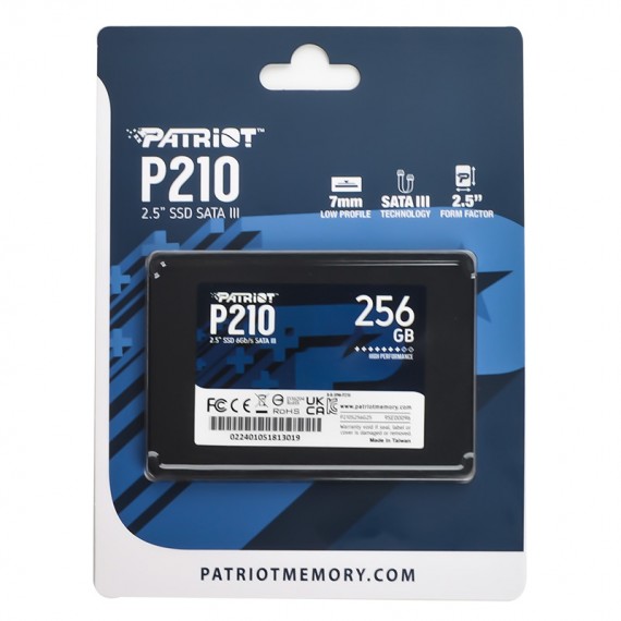 هارد SSD پاتریوت (PATRIOT) مدل P210 ظرفیت 256GB