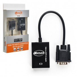 کابل تبدیل HDMI TO VGA کایزر (KAISER) طول 20 سانتی متر مدل K-88