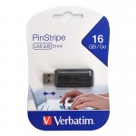 فلش ورباتیم (Verbatim) مدل 16GB PinStripe گارانتی حافظه طلایی تهران