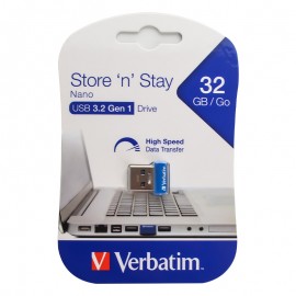 فلش ورباتیم (Verbatim) مدل 32GB Store n Stay Nano USB3.2 گارانتی حافظه طلایی تهران