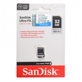 فلش سن دیسک (SanDisk) مدل 32GB Ultra Fit CZ430 USB3.2 گارانتی حافظه طلایی تهران