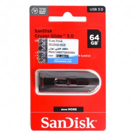 فلش سن دیسک (SanDisk) مدل 64GB Cruzer Glide USB3.0 گارانتی حافظه طلایی تهران