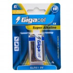 باتری کتابی گیگاسل (Gigacell) مدل 6LR61 9V Super Alkaline