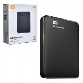 هارد اکسترنال وسترن دیجیتال (Western Digital) مدل WD Elements ظرفیت 5TB گارانتی سورین