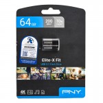 فلش پی ان وای (PNY) مدل 64GB Elite-X Fit USB3.1