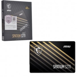 هارد SSD اینترنال ام اس آی (msi) مدل SPATIUM S270 SATA 2.5 ظرفیت 480GB