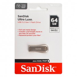 فلش سن دیسک (SanDisk) مدل 64GB Ultra luxe CZ74 USB3.2 گارانتی سازگار