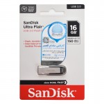 فلش سن دیسک (SanDisk) مدل 16GB Ultra Flair CZ73 USB3.0 گارانتی سازگار