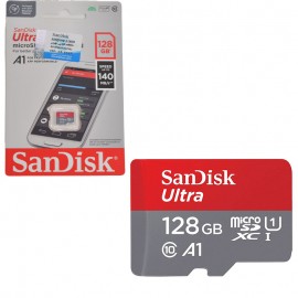 رم موبایل سن دیسک (SanDisk) مدل 128GB Ultra U1 A1 140MB/S گارانتی حافظه طلایی تهران