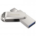 فلش سن دیسک (SanDisk) مدل 512GB Dual Drive Luxe USB3.2 Type-C گارانتی سازگار