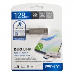 فلش پی ان وای (PNY) مدل 128GB DUO LINK USB3.2 TYPE-C