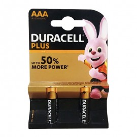 باتری نیم قلمی دوراسل (DURACELL) مدل PLUS LR03 AAA (کارتی 2 تایی)