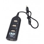 بسته 10 عددی هاب USB چهار پورت LiKO مدل MR-134 + یک عدد رایگان