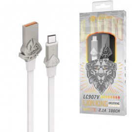 کابل اندروید (MicroUSB) لنیز (LENYES) طول 1 متر مدل LC907V