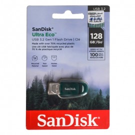 فلش سن دیسک (SanDisk) مدل 128GB Ultra Eco USB3.2 گارانتی ایران رهجو