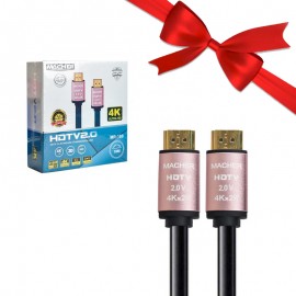 بسته 1+10 کابل HDMI مچر (MACHER) طول 10 متر مدل MR-188 (یک عدد هدیه)