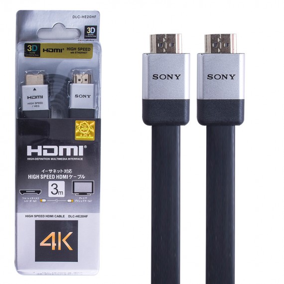 کابل HDMI فلت سونی (SONY) طول 3 متر مدل DLC-HE20HF