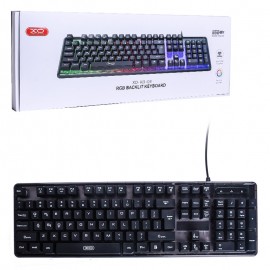 کیبورد سیمی RGB دار ایکس او (XO) مدل XO-KB-04