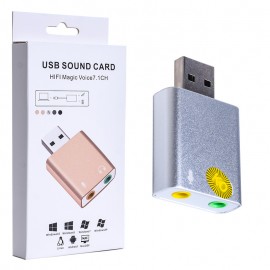 کارت صدا اکسترنال 7.1 کاناله USB کی لینک (KLINK) مدل K-8192