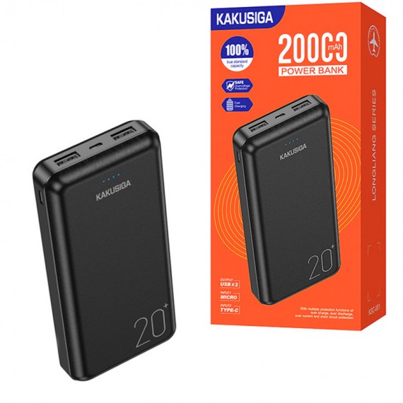 پاوربانک کاکوسیگا (KAKUSIGA) مدل KSC-881 ظرفیت 20000mAh