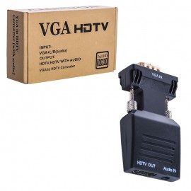 تبدیل VGA TO HDMI به همراه کابل صدا کی لینک (KLINK) مدل K-8188