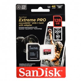 رم موبایل و دوربین سن دیسک (SanDisk) مدل 128GB Extreme Pro 200MB/S خشاب دار گارانتی سورین