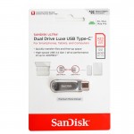 فلش سن دیسک (SanDisk) مدل 512GB Dual Drive Luxe USB3.2 Type-C گارانتی حافظه طلایی تهران