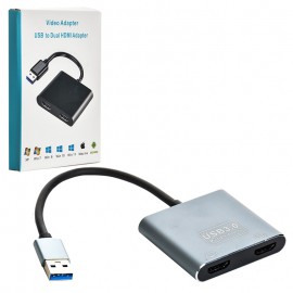 کابل تبدیل USB-A به Dual HDMI کی لینک (KLINK) مدل K-8200