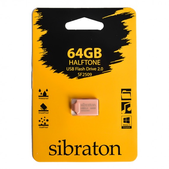 فلش سیبراتون (Sibraton) مدل 64GB SF2509 Halftone رزگلد