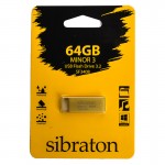 فلش سیبراتون (Sibraton) مدل 64GB SF3408 USB3.2 Minor 3 طلایی