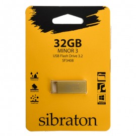 فلش سیبراتون (Sibraton) مدل 32GB SF3408 USB3.2 Minor 3 طلایی