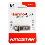 فلش کینگ استار (KingStar) مدل 64GB Flaminco KS225 نقره ای