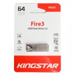 فلش کینگ استار (KingStar) مدل 64GB Fire3 KS322 USB3.2 نقره ای