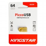 فلش کینگ استار (KingStar) مدل 64GB Pico KS239 طلایی