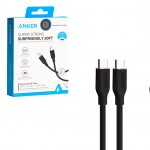 کابل تایپ سی به تایپ سی (Type-C to Type-C) انکر (Anker) طول 0.9 متر مدل A8552H11 مشکی