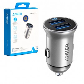 شارژر فندکی 24 وات دو پورت انکر (ANKER) مدل A2727H42 گارانتی ایستا