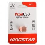 فلش کینگ استار (KingStar) مدل 32GB Pixel KS231 رزگلد