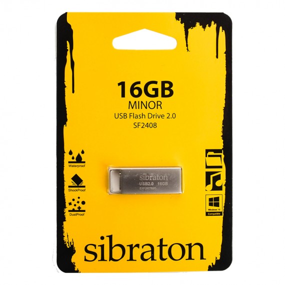 فلش سیبراتون (Sibraton) مدل 16GB SF2408 Minor نقره ای