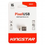 فلش کینگ استار (KingStar) مدل 16GB Pixel KS231 نقره ای