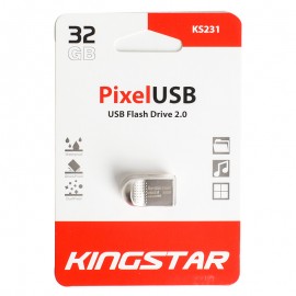 فلش کینگ استار (KingStar) مدل 32GB Pixel KS231 نقره ای