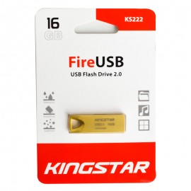 فلش کینگ استار (KingStar) مدل 16GB Fire USB KS222 طلایی